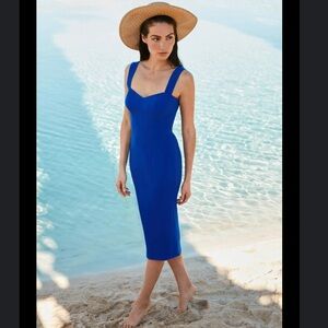 Dress The Population Nicole Sweetheart Blue Dress